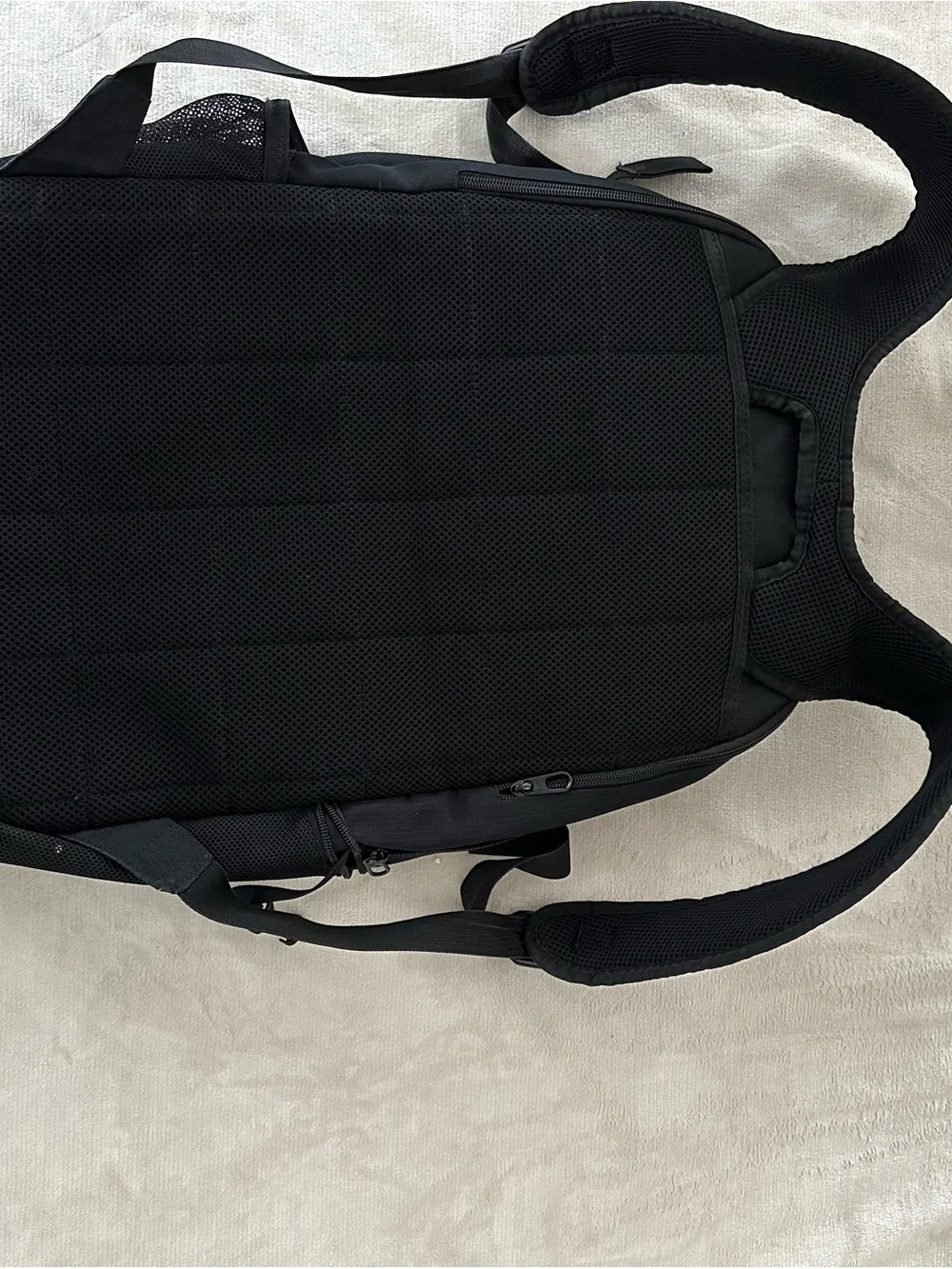 Nike Black Backpack with White Swoosh